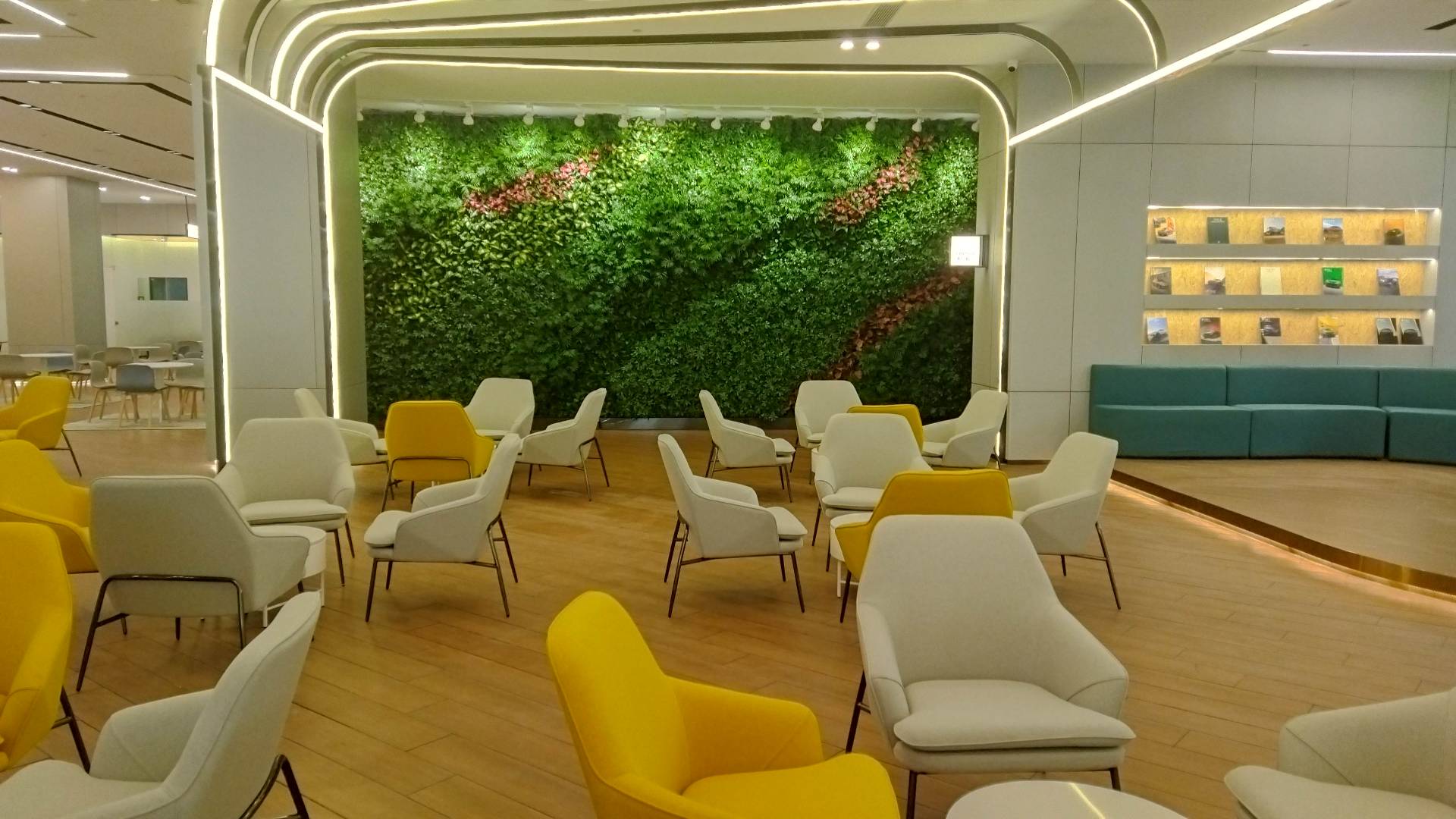 深圳宝马4S店垂直绿化植物墙