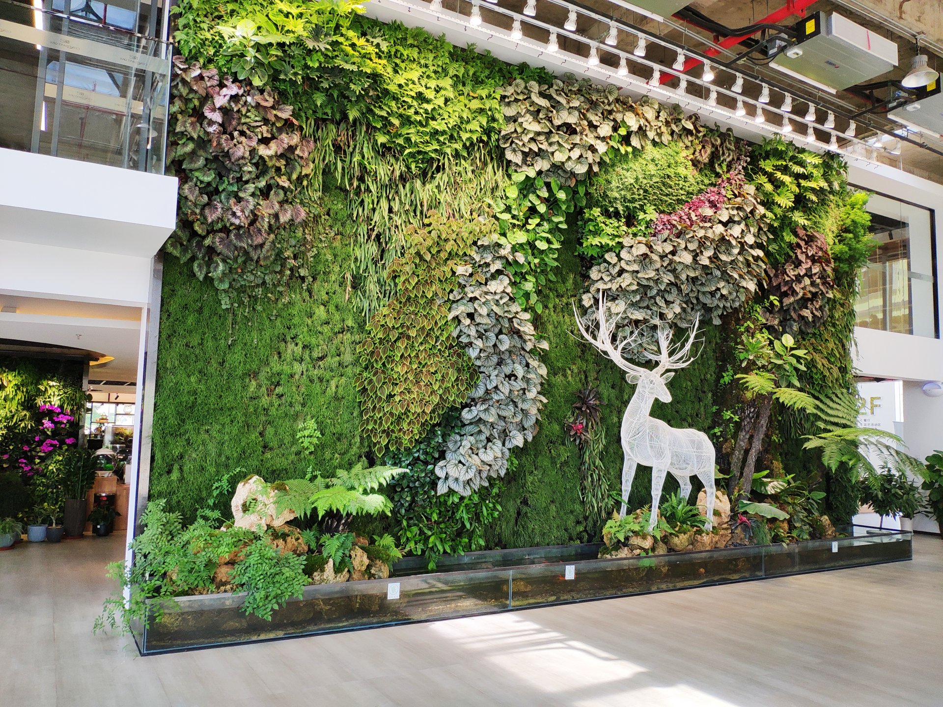 一方展厅垂直绿化植物墙