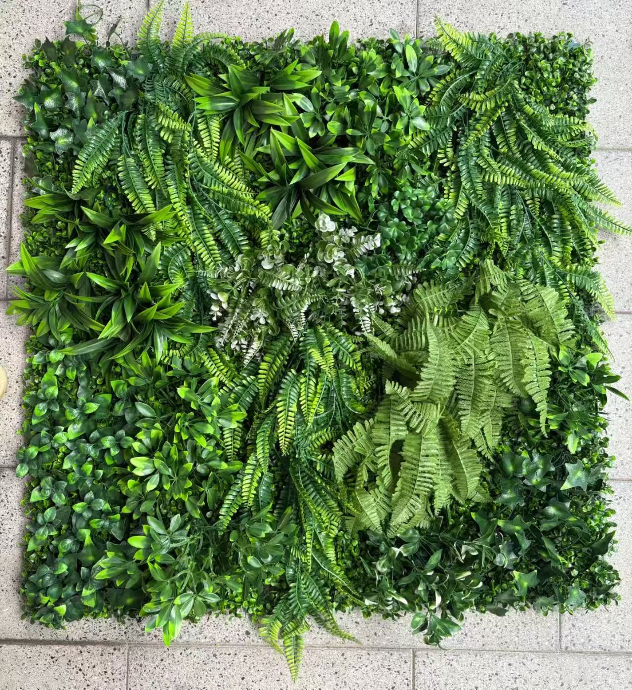 室内普通阻燃防火仿真植物墙大促销