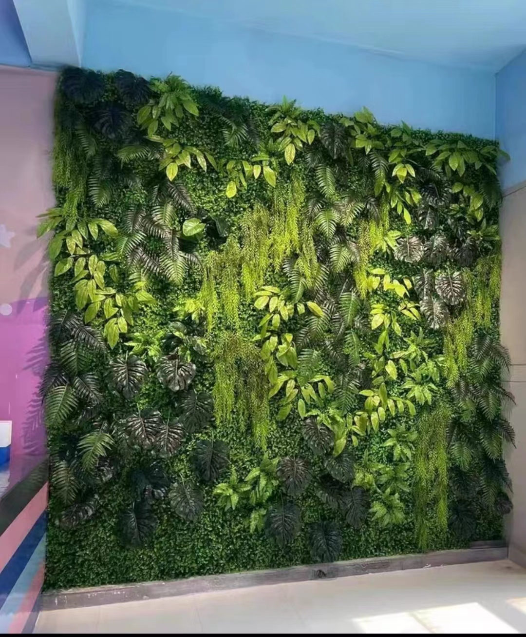 工厂室内仿真植物墙